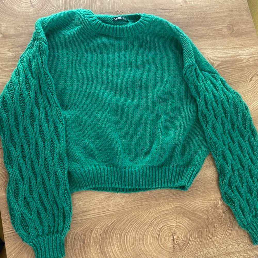 Green sweater